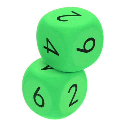 FUNNETOYU 2 Stück Große Eva Schaumstoffwürfel Leichte Griffige Würfel für Spiele Klassenzimmer Partydekoration Lernspiele und Familienspiele Vielseitig Einsetzbar FUNNETOYU 2 Stück Große Eva Schaumstoffwürfel Leichte Griffige Würfel für Spiele Klassenzimmer Partydekoration Lernspiele und Familienspiele Vielseitig Einsetzbar von FUNNETOYU