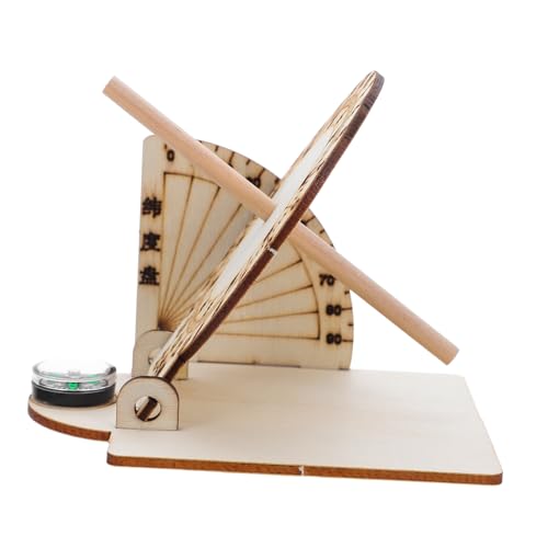 FUNNETOYU 2 Stück Holz Sonnenuhr Modell Stabiles Langlebiges Pädagogisches Lernspielzeug Antike Zeitanzeige für DIY Experimente und Unterricht für Schule und Familie FUNNETOYU 2 Stück Holz Sonnenuhr Modell Stabiles Langlebiges Pädagogisches Lernspielzeug Antike Zeitanzeige für DIY Experimente und Unterricht für Schule und Familie von FUNNETOYU