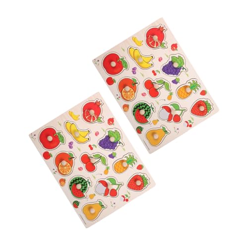 FUNNETOYU 2 Stück Holz Steckpuzzle Gemüse und Früchte Teiliges Montessori Lernspielzeug für Kleinkinder mit Robustem Material Fördert Hand Koordination und Gesunde Ernährungsspielerisch FUNNETOYU 2 Stück Holz Steckpuzzle Gemüse und Früchte Teiliges Montessori Lernspielzeug für Kleinkinder mit Robustem Material Fördert Hand Koordination und Gesunde Ernährungsspielerisch von FUNNETOYU