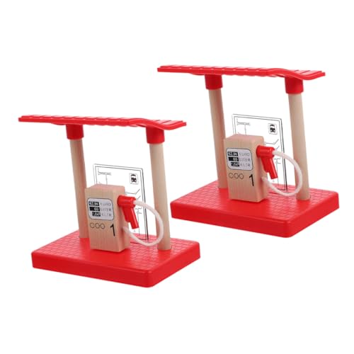 FUNNETOYU 2 Stück Holz Zugschienen Zubehör mit Station und für Kreatives Rollenspiel und Realistische Eisenbahn spielwelten FUNNETOYU 2 Stück Holz Zugschienen Zubehör mit Station und für Kreatives Rollenspiel und Realistische Eisenbahn spielwelten von FUNNETOYU