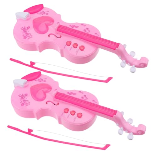 FUNNETOYU 2 Stück Mini Violine aus Kunststoff Pädagogisches Musikinstrument für Anfänger Lebhaftes Lernspielzeug zur Musikalischen Früherziehung und Sicher Gestaltet Zufällige Farbe FUNNETOYU 2 Stück Mini Violine aus Kunststoff Pädagogisches Musikinstrument für Anfänger Lebhaftes Lernspielzeug zur Musikalischen Früherziehung und Sicher Gestaltet Zufällige Farbe von FUNNETOYU