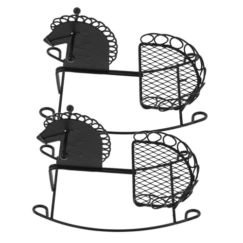 FUNNETOYU 2 Stück Miniatur Schaukelpferd aus Metall Stabiles Vielseitiges Deko für Puppenhäuser Winzige Fotorequisiten und Miniaturlandschaften für Drinnen und Draußen FUNNETOYU 2 Stück Miniatur Schaukelpferd aus Metall Stabiles Vielseitiges Deko für Puppenhäuser Winzige Fotorequisiten und Miniaturlandschaften für Drinnen und Draußen von FUNNETOYU