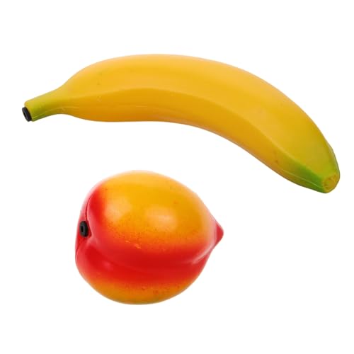 FUNNETOYU 2 Stück Musikalische Maracas Teilig Robuste Plastik Shaker in Realistischer Banane und Pfirsich Form Leichter Klangspielzeug für Junge Mädchen Fördert Hand Augen Koordination und FUNNETOYU 2 Stück Musikalische Maracas Teilig Robuste Plastik Shaker in Realistischer Banane und Pfirsich Form Leichter Klangspielzeug für Junge Mädchen Fördert Hand Augen Koordination und von FUNNETOYU