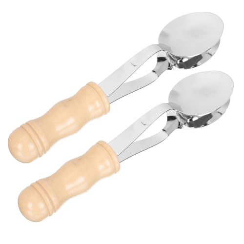 FUNNETOYU 2 Stück Musiklöffel aus Metall und Handliche Folk Percussion Instrumente für Party Outdoor und Anfänger Rustikaler Einfach für Musikliebhaber FUNNETOYU 2 Stück Musiklöffel aus Metall und Handliche Folk Percussion Instrumente für Party Outdoor und Anfänger Rustikaler Einfach für Musikliebhaber von FUNNETOYU