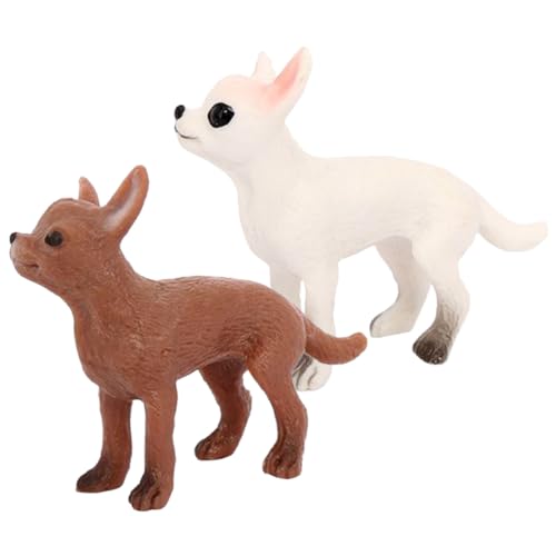 FUNNETOYU 2 Stück Realistische Mini Hundefiguren Detailgetreue Chihuahua Modelle aus Sicherem Material Vielseitige Dekoration und Lernspielzeug Farbenfrohe Puppenhaus Accessoires für Hunde FUNNETOYU 2 Stück Realistische Mini Hundefiguren Detailgetreue Chihuahua Modelle aus Sicherem Material Vielseitige Dekoration und Lernspielzeug Farbenfrohe Puppenhaus Accessoires für Hunde von FUNNETOYU
