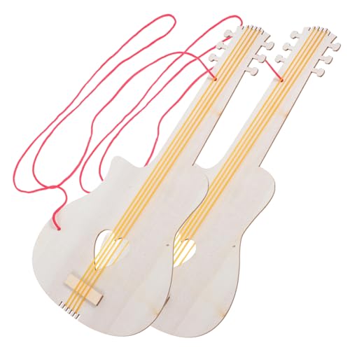 FUNNETOYU 2 Stück Teiliges DIY Holzgitarren zum Bemalen Handliche Kinderfreundlich Fördert Kreativität und Feinmotorik für Jungen und Mädchen Dekoratives Unvollendetes Graffiti Holzgitarren FUNNETOYU 2 Stück Teiliges DIY Holzgitarren zum Bemalen Handliche Kinderfreundlich Fördert Kreativität und Feinmotorik für Jungen und Mädchen Dekoratives Unvollendetes Graffiti Holzgitarren von FUNNETOYU