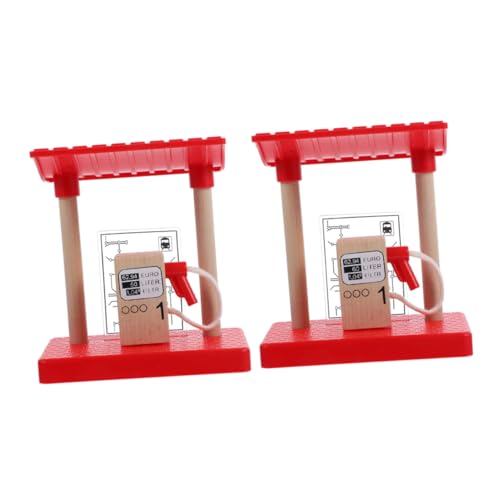 FUNNETOYU 2 Stück Teiliges Holzspielzeug Gasstation Zubehör für Holzeisenbahn DIY Zusammenbau Szene Pädagogisch Fördert Feinmotorik und Räumliches Denken Kompatibel mit Holzgleisen für FUNNETOYU 2 Stück Teiliges Holzspielzeug Gasstation Zubehör für Holzeisenbahn DIY Zusammenbau Szene Pädagogisch Fördert Feinmotorik und Räumliches Denken Kompatibel mit Holzgleisen für von FUNNETOYU