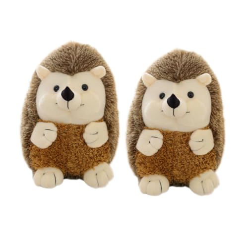 FUNNETOYU 2 Stück Teiliges Igel Kuscheltier Realistisch Gestaltetes Plüschspielzeug aus Weichem Material zu Weihnachten Valentinstag und Festen für Familie FUNNETOYU 2 Stück Teiliges Igel Kuscheltier Realistisch Gestaltetes Plüschspielzeug aus Weichem Material zu Weihnachten Valentinstag und Festen für Familie von FUNNETOYU