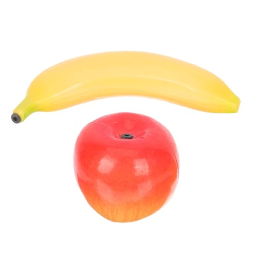 FUNNETOYU 2 Stück Teiliges Percussion Obst Shaker Realistische Fruchtshaker Apfel Banane Spielerisches Musikinstrument Rhythmus und Motorischen Fähigkeiten FUNNETOYU 2 Stück Teiliges Percussion Obst Shaker Realistische Fruchtshaker Apfel Banane Spielerisches Musikinstrument Rhythmus und Motorischen Fähigkeiten von FUNNETOYU