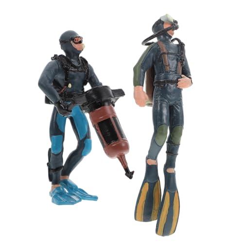 FUNNETOYU 2 Stück Teiliges Taucher Modell aus Robustem PVC Realistische Desktop Dekoration für Unterwasserlandschaften Pädagogisches Tauchspielzeug und Stilvolle Landschaftsornamente FUNNETOYU 2 Stück Teiliges Taucher Modell aus Robustem PVC Realistische Desktop Dekoration für Unterwasserlandschaften Pädagogisches Tauchspielzeug und Stilvolle Landschaftsornamente von FUNNETOYU