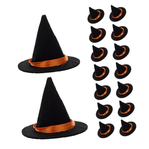 FUNNETOYU 20 Stück Teiliges Mini Filz Hexenhut für DIY Bastelprojekte Halloween Partydeko Vielseitige Mini Hüte für Puppenzubehör Flaschenverzierung und Kreative Handarbeiten FUNNETOYU 20 Stück Teiliges Mini Filz Hexenhut für DIY Bastelprojekte Halloween Partydeko Vielseitige Mini Hüte für Puppenzubehör Flaschenverzierung und Kreative Handarbeiten von FUNNETOYU