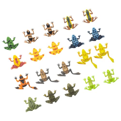 FUNNETOYU 20 Stück Teiliges Miniatur froschfiguren aus Hochwertigem Harz Realistische Kleine Froschornamente für Puppenhaus Garten Miniteich DIY Dekoration Kinderfreundliche Spielzeuge und FUNNETOYU 20 Stück Teiliges Miniatur froschfiguren aus Hochwertigem Harz Realistische Kleine Froschornamente für Puppenhaus Garten Miniteich DIY Dekoration Kinderfreundliche Spielzeuge und von FUNNETOYU