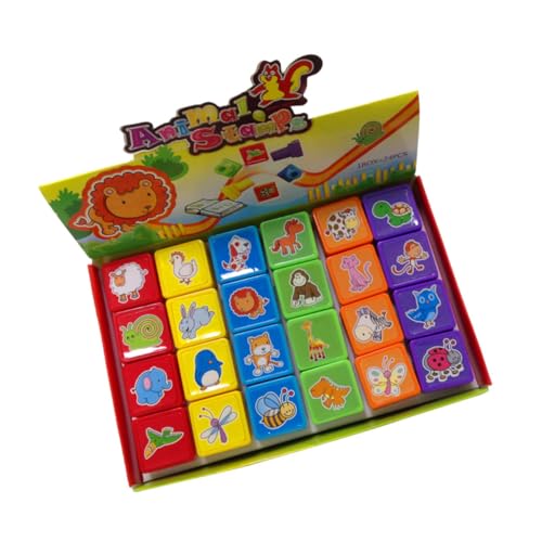 FUNNETOYU 24 Stück Teiliges Stempelset mit Tiermotiven Umweltfreundliche Vorgefüllte Stempel für Scrapbooking Basteln Grußkarten Geruchslose Sichere Spaß Spielzeuge FUNNETOYU 24 Stück Teiliges Stempelset mit Tiermotiven Umweltfreundliche Vorgefüllte Stempel für Scrapbooking Basteln Grußkarten Geruchslose Sichere Spaß Spielzeuge von FUNNETOYU
