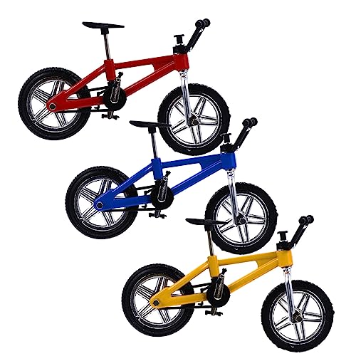 FUNNETOYU 3 Stück Miniatur Finger Bikes aus Legierung Leichtes Langlebiges Finger Fahrrad mit Glatter Oberfläche Stabile Mini Fahrradmodelle zur Fingerkoordination und Ferienspielzeug FUNNETOYU 3 Stück Miniatur Finger Bikes aus Legierung Leichtes Langlebiges Finger Fahrrad mit Glatter Oberfläche Stabile Mini Fahrradmodelle zur Fingerkoordination und Ferienspielzeug von FUNNETOYU