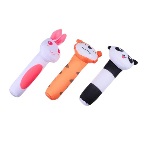 FUNNETOYU 3 Stück Plüsch Babyspielzeug Teilig Rassel Sticks Weiches Greifspielzeug für Neugeborene Montessori Motorikförderung Sicheres Material Leicht und Handlich FUNNETOYU 3 Stück Plüsch Babyspielzeug Teilig Rassel Sticks Weiches Greifspielzeug für Neugeborene Montessori Motorikförderung Sicheres Material Leicht und Handlich von FUNNETOYU