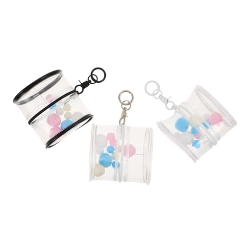 FUNNETOYU 3 Stück Teiliges Transparentes Action Figure Aufbewahrungsset mit Schlüsselanhänger und Plüschbällen Leichte Hänge Organizer Taschen in und Transparent für Puppen und Unterwegs FUNNETOYU 3 Stück Teiliges Transparentes Action Figure Aufbewahrungsset mit Schlüsselanhänger und Plüschbällen Leichte Hänge Organizer Taschen in und Transparent für Puppen und Unterwegs von FUNNETOYU