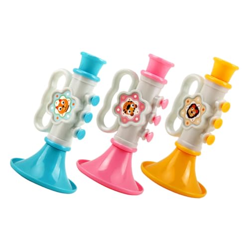 FUNNETOYU 3 Stück Teiliges Trompeten aus Kunststoff Bunte Musikinstrumente in Blau Gelb Sichere Lernspielzeuge für Vorschule Musikförderung und Musikalische Früherziehung FUNNETOYU 3 Stück Teiliges Trompeten aus Kunststoff Bunte Musikinstrumente in Blau Gelb Sichere Lernspielzeuge für Vorschule Musikförderung und Musikalische Früherziehung von FUNNETOYU