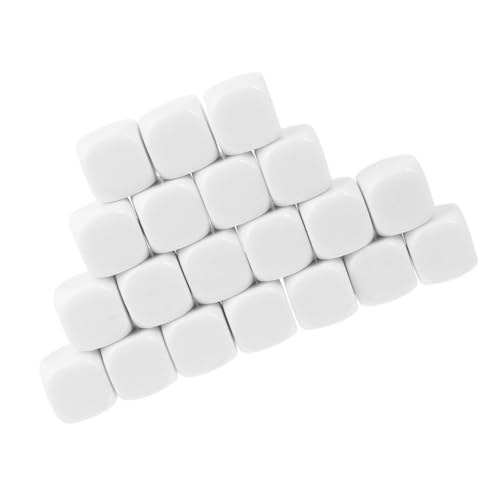 FUNNETOYU 30 Stück Teiliges Acryl Würfel Glatte Oberfläche rutschfeste Blanko Würfel mit Abgerundeten Ecken für Brettspiele Mathe Unterricht DIY Basteln Party Zubehör FUNNETOYU 30 Stück Teiliges Acryl Würfel Glatte Oberfläche rutschfeste Blanko Würfel mit Abgerundeten Ecken für Brettspiele Mathe Unterricht DIY Basteln Party Zubehör von FUNNETOYU