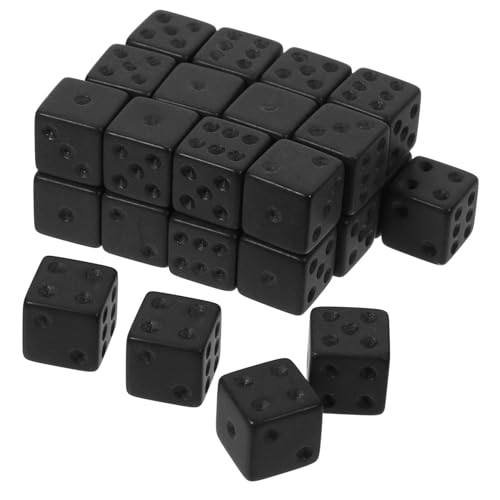 FUNNETOYU 30 Stück Teiliges Acryl Würfel Schwarz Robuste Spielwürfel für Brettspiele und Party Leicht Tragbare Würfel mit Glatter Oberfläche für Bars und Familienspiele FUNNETOYU 30 Stück Teiliges Acryl Würfel Schwarz Robuste Spielwürfel für Brettspiele und Party Leicht Tragbare Würfel mit Glatter Oberfläche für Bars und Familienspiele von FUNNETOYU