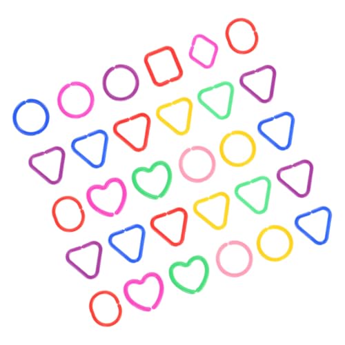 FUNNETOYU 30 Stück Teiliges Geometrische Verbindungsringe aus Kunststoff für Kleinkinder Motorikförderndes Lernspielzeug zur Form Farberkennung für Kindergarten und Frühkindliche Bildung FUNNETOYU 30 Stück Teiliges Geometrische Verbindungsringe aus Kunststoff für Kleinkinder Motorikförderndes Lernspielzeug zur Form Farberkennung für Kindergarten und Frühkindliche Bildung von FUNNETOYU