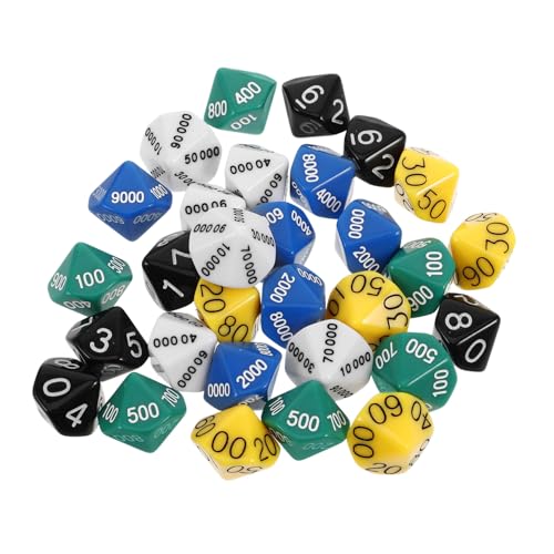 FUNNETOYU 30stücke Teiliges Farbiges Würfelset Für Brettspiele Platzwerte Würfel Spielzubehör Für Partys Und Spieleabende Langlebig Und Vielseitig Einsetzbar FUNNETOYU 30stücke Teiliges Farbiges Würfelset Für Brettspiele Platzwerte Würfel Spielzubehör Für Partys Und Spieleabende Langlebig Und Vielseitig Einsetzbar von FUNNETOYU