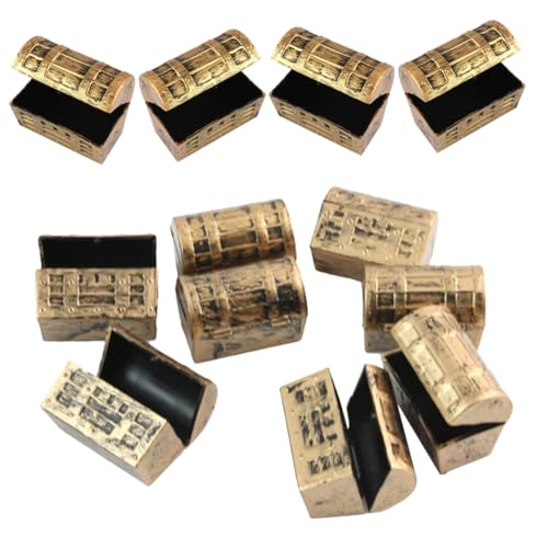 FUNNETOYU 32 Stück Teiliges Miniatur Schatzkisten Vintage Stil Tragbare Piratenschatztruhe Handgefertigt Kleine Dekorative Aufbewahrungsbox für Puppenhaus Halloween Party Zubehör FUNNETOYU 32 Stück Teiliges Miniatur Schatzkisten Vintage Stil Tragbare Piratenschatztruhe Handgefertigt Kleine Dekorative Aufbewahrungsbox für Puppenhaus Halloween Party Zubehör von FUNNETOYU