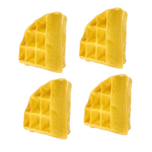 FUNNETOYU 4 STÜCKE Teiliges Realistisches Gebäck Dekor Täuschend Echte Mini Simulation Leichte Kompakte Kunstwaffeln für Küchen Restaurants Partydekoration und Ladenpräsentation FUNNETOYU 4 STÜCKE Teiliges Realistisches Gebäck Dekor Täuschend Echte Mini Simulation Leichte Kompakte Kunstwaffeln für Küchen Restaurants Partydekoration und Ladenpräsentation von FUNNETOYU