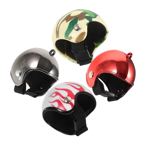 FUNNETOYU 4 Stück Teiliges Mini Hühnerhelm aus Langlebigem Material Wetterfester Schutz für Kleine Haustier Vögel Lustige Kopfbedeckung für Wellensittiche und Papageien Sicher und Dekorativ FUNNETOYU 4 Stück Teiliges Mini Hühnerhelm aus Langlebigem Material Wetterfester Schutz für Kleine Haustier Vögel Lustige Kopfbedeckung für Wellensittiche und Papageien Sicher und Dekorativ von FUNNETOYU