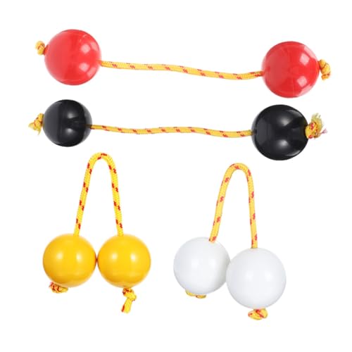 FUNNETOYU 4 Stück Teiliges Rhythmisches Hand Shaker mit Drehbaren Doppelbällen Traditionelles Afrikanisches Percussion Instrument für Jugendliche und Erwachsene Leicht Tragbar für FUNNETOYU 4 Stück Teiliges Rhythmisches Hand Shaker mit Drehbaren Doppelbällen Traditionelles Afrikanisches Percussion Instrument für Jugendliche und Erwachsene Leicht Tragbar für von FUNNETOYU