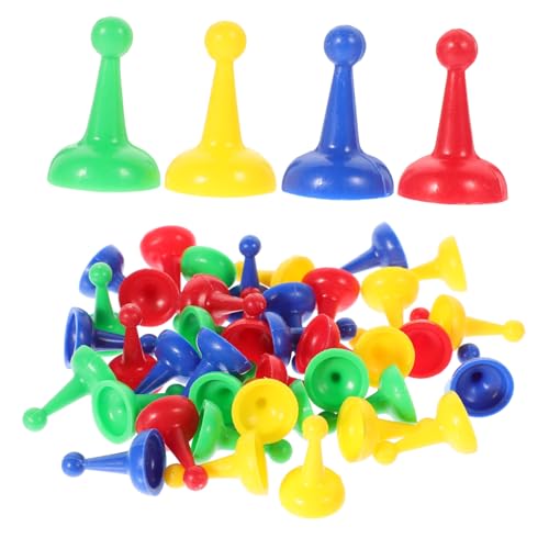 FUNNETOYU 40 Stück Teiliges Bunte Kunststoff Schachfiguren Spielsteine für Brettspiele Leicht Tragbar Ergonomisch Geformt als Ersatzteile und Lernspielzeug für Schach und Gesellschaftsspiele FUNNETOYU 40 Stück Teiliges Bunte Kunststoff Schachfiguren Spielsteine für Brettspiele Leicht Tragbar Ergonomisch Geformt als Ersatzteile und Lernspielzeug für Schach und Gesellschaftsspiele von FUNNETOYU