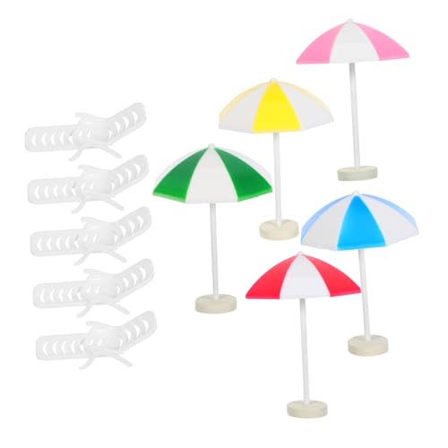 FUNNETOYU 5 Sätze Miniatur Strand Dekorationsset mit Miniatur Strandtischen und Sommerliche Puppenhaus Accessoires Kompakte für Kreative Gestaltung FUNNETOYU 5 Sätze Miniatur Strand Dekorationsset mit Miniatur Strandtischen und Sommerliche Puppenhaus Accessoires Kompakte für Kreative Gestaltung von FUNNETOYU