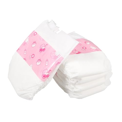 FUNNETOYU 5 Stück Babywindel Puppenzubehör Windeln Liner klicken erste Spielzeugpuppenwindeln vorgeben -Cartoon-Windeln Spielzeugpuppenhöschen Zubehör Simulationswindeln Papier FUNNETOYU 5 Stück Babywindel Puppenzubehör Windeln Liner klicken erste Spielzeugpuppenwindeln vorgeben -Cartoon-Windeln Spielzeugpuppenhöschen Zubehör Simulationswindeln Papier von FUNNETOYU