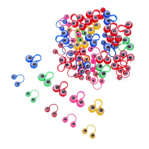 FUNNETOYU 50 Stück Teiliges Augen fingerpuppen für Große und Kleine Bunte Augeringe Leichtes Kunststoffspielzeug für Party mitgebsel Halloween Gruppenspiele und Motorische FUNNETOYU 50 Stück Teiliges Augen fingerpuppen für Große und Kleine Bunte Augeringe Leichtes Kunststoffspielzeug für Party mitgebsel Halloween Gruppenspiele und Motorische von FUNNETOYU