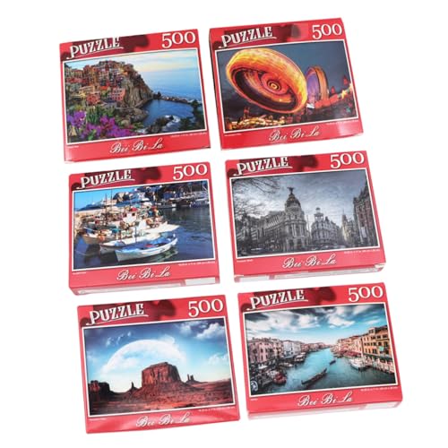 FUNNETOYU 500 Stück Teiliges Erwachsenenpuzzle mit Monument und Farbgenau Geschnitten Langlebiges Papier Pädagogisches Legespiel für Erwachsene und Jugendliche Fördert Geduld und FUNNETOYU 500 Stück Teiliges Erwachsenenpuzzle mit Monument und Farbgenau Geschnitten Langlebiges Papier Pädagogisches Legespiel für Erwachsene und Jugendliche Fördert Geduld und von FUNNETOYU