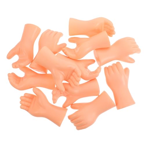 FUNNETOYU 6 Paare Realistische Kleine Puppenhände Ersatzteile aus Kunststoff mit Beweglichen Gelenken für DIY Puppenbau und Bastelzubehör FUNNETOYU 6 Paare Realistische Kleine Puppenhände Ersatzteile aus Kunststoff mit Beweglichen Gelenken für DIY Puppenbau und Bastelzubehör von FUNNETOYU
