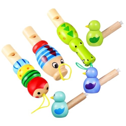 FUNNETOYU 6 Stück Teiliges Kinderpfeifen aus Holz und PVC mit Niedlichen Tiermotiven Glatte Oberfläche Leicht und Langlebig Fördert Musikalisches Interesse und Kreatives für Ab Jahren FUNNETOYU 6 Stück Teiliges Kinderpfeifen aus Holz und PVC mit Niedlichen Tiermotiven Glatte Oberfläche Leicht und Langlebig Fördert Musikalisches Interesse und Kreatives für Ab Jahren von FUNNETOYU