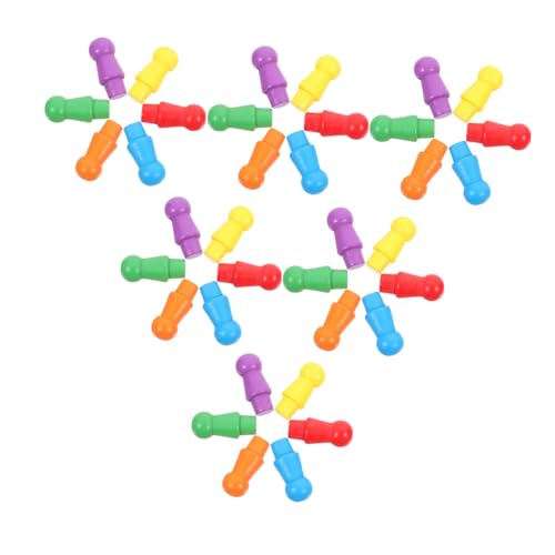 FUNNETOYU 60 Stück Teiliges Holzspiel Schachfiguren Bunte Spielfiguren für Brettspiele Langlebige Glatte Oberfläche Farbige Flugschach Steine Vielseitig Einsetzbar für Spielspaß FUNNETOYU 60 Stück Teiliges Holzspiel Schachfiguren Bunte Spielfiguren für Brettspiele Langlebige Glatte Oberfläche Farbige Flugschach Steine Vielseitig Einsetzbar für Spielspaß von FUNNETOYU