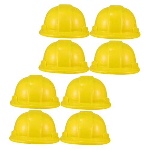 FUNNETOYU 8 Stück Teiliges Bauarbeiter Hüte aus Robustem Kunststoff Leichte Gelbe Bauhelme für Baustellen Kostüm Party für Jungen und Mädchen Rollenspiele FUNNETOYU 8 Stück Teiliges Bauarbeiter Hüte aus Robustem Kunststoff Leichte Gelbe Bauhelme für Baustellen Kostüm Party für Jungen und Mädchen Rollenspiele von FUNNETOYU