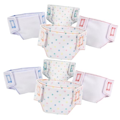 FUNNETOYU 8 Stück Teiliges Puppenwindel aus Elastischem Verstellbare Puppenunterwäsche für Amerikanische Mädchenpuppen Sichere DIY Puppenkleidung Leichter und Praktischer Spielzeugzubehör FUNNETOYU 8 Stück Teiliges Puppenwindel aus Elastischem Verstellbare Puppenunterwäsche für Amerikanische Mädchenpuppen Sichere DIY Puppenkleidung Leichter und Praktischer Spielzeugzubehör von FUNNETOYU