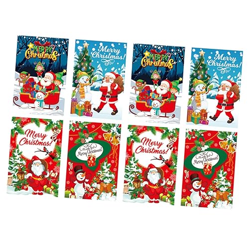 FUNNETOYU 8 Stück Teiliges Weihnachts Weinetiketten aus Papier Selbstklebende Verschleißfeste Flaschenaufkleber für Partydekoration Geeignet für Weihnachtsfeiern Cocktailpartys Bars und FUNNETOYU 8 Stück Teiliges Weihnachts Weinetiketten aus Papier Selbstklebende Verschleißfeste Flaschenaufkleber für Partydekoration Geeignet für Weihnachtsfeiern Cocktailpartys Bars und von FUNNETOYU