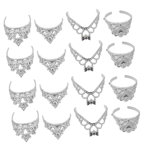 FUNNETOYU 80 Stück Teiliges Miniatur Puppenkrönchen aus Leichtem Kunststoff Zierliche Tiara Haaraccessoires für Puppenhaus zum Verkleiden und Rollenspiele FUNNETOYU 80 Stück Teiliges Miniatur Puppenkrönchen aus Leichtem Kunststoff Zierliche Tiara Haaraccessoires für Puppenhaus zum Verkleiden und Rollenspiele von FUNNETOYU