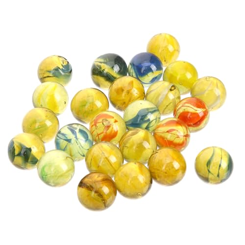 FUNNETOYU Glasmurmeln Bunte Klassische Rolling Beads Spiel Zubehör Kinderfreundliche Kugeln zur Feinmotorik für Murmelspiele und Kugelbahnen FUNNETOYU Glasmurmeln Bunte Klassische Rolling Beads Spiel Zubehör Kinderfreundliche Kugeln zur Feinmotorik für Murmelspiele und Kugelbahnen von FUNNETOYU