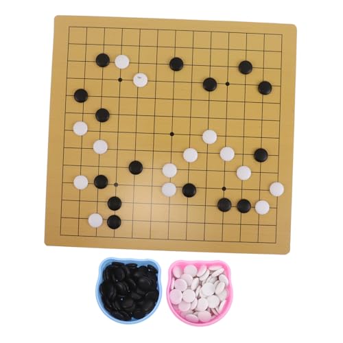 FUNNETOYU Go Spielset mit Niedlichem Bärenmotiv Tragbares und Doppelseitiges Weiqi Brett aus Holz Leichtes Lernspiel für Anfänger Fördert Konzentration und Strategisches Denken für Zuhause FUNNETOYU Go Spielset mit Niedlichem Bärenmotiv Tragbares und Doppelseitiges Weiqi Brett aus Holz Leichtes Lernspiel für Anfänger Fördert Konzentration und Strategisches Denken für Zuhause von FUNNETOYU