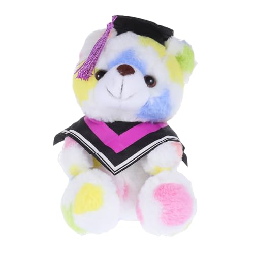 FUNNETOYU Graduationsbär Kuscheltier mit Doktorhut und Kragen Weiches Plüschstofftier als Abschlussgeschenk und Dekorativer Glücksbringer für Schulabschluss und Feierlichkeiten FUNNETOYU Graduationsbär Kuscheltier mit Doktorhut und Kragen Weiches Plüschstofftier als Abschlussgeschenk und Dekorativer Glücksbringer für Schulabschluss und Feierlichkeiten von FUNNETOYU