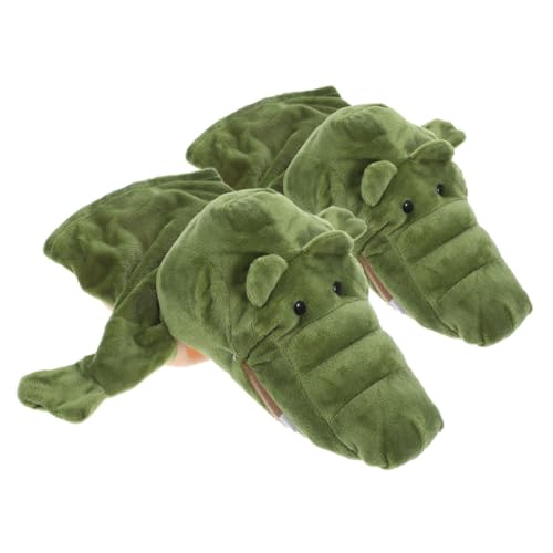 FUNNETOYU Handpuppenspielzeug Für Puppentiere Cartoon-Puppen Tierische Handpuppe Fingerpuppen Kindertierpuppe Tierpuppe Zum Geschichtenerzählen Green Plüsch von FUNNETOYU