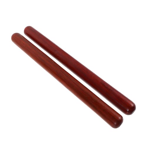 FUNNETOYU Hartholz Rhythmussticks Percussion Instrument Holzklötze für Orff Musikunterricht Langlebige Klangstäbe Klare Töne Lerninstrument für Familienaktivitäten FUNNETOYU Hartholz Rhythmussticks Percussion Instrument Holzklötze für Orff Musikunterricht Langlebige Klangstäbe Klare Töne Lerninstrument für Familienaktivitäten von FUNNETOYU
