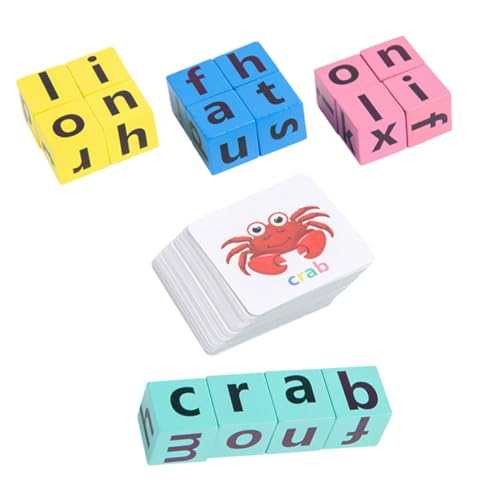 FUNNETOYU Holz Alphabet Lernspielzeug Buchstaben Puzzle mit Wortkarten Buchstabenerkennung und Rechtschreibung für Kleinkinder und Vorschulkinder FUNNETOYU Holz Alphabet Lernspielzeug Buchstaben Puzzle mit Wortkarten Buchstabenerkennung und Rechtschreibung für Kleinkinder und Vorschulkinder von FUNNETOYU