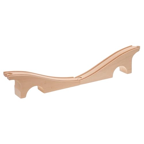 FUNNETOYU Holz Eisenbahn Brücke Erweiterungsspielzeug aus Holz Zubehör für Bahnstrecke Sicherer Holzbausatz für Kindliche Spielbahn Szenen Geeignet für Familien und Partys FUNNETOYU Holz Eisenbahn Brücke Erweiterungsspielzeug aus Holz Zubehör für Bahnstrecke Sicherer Holzbausatz für Kindliche Spielbahn Szenen Geeignet für Familien und Partys von FUNNETOYU