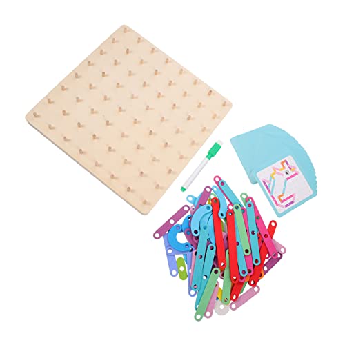 FUNNETOYU Holz Geoboard für Geometrisches Lernspielzeug Montessori Puzzle Holzstäbe Hand Auge koordination Ab Jahren FUNNETOYU Holz Geoboard für Geometrisches Lernspielzeug Montessori Puzzle Holzstäbe Hand Auge koordination Ab Jahren von FUNNETOYU