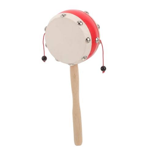 FUNNETOYU Holz Rasseltrommel Babyspielzeug aus Natürlichem Holz und Schafsleder Handgehaltenes Motorikspielzeug und Koordinationsfähigkeit für Jungen und Mädchen Ab Geburt FUNNETOYU Holz Rasseltrommel Babyspielzeug aus Natürlichem Holz und Schafsleder Handgehaltenes Motorikspielzeug und Koordinationsfähigkeit für Jungen und Mädchen Ab Geburt von FUNNETOYU
